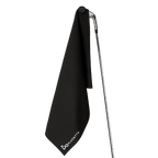 Black Magnetic Golf Towel