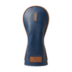 Marrakech military blue golf club cover, crafted from full-grain leather and featuring a water-resistant design. ALVENTTO
