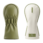 Alventto Sage Green Golf Club Headcover (White & Sage Green) ALVENTTO