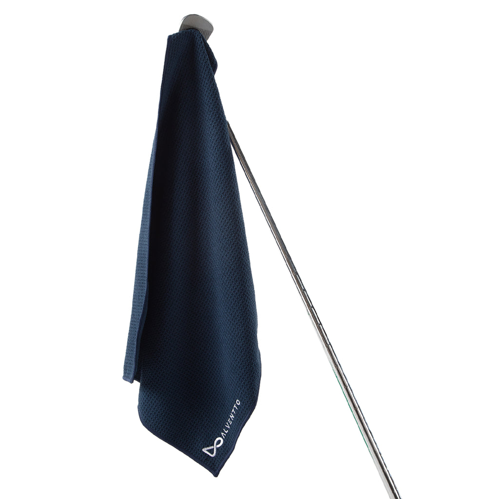Navy Blue Magnetic Golf Towel