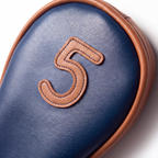 Alventto “Military Blue” Full-Leather Golf Club Headcover（Set (Choose any 4 pieces)） ALVENTTO