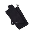 Black Magnetic Golf Towel