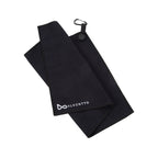 Black Magnetic Golf Towel