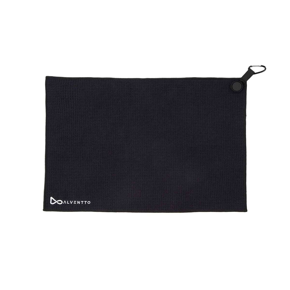 Black Magnetic Golf Towel - ALVENTTO