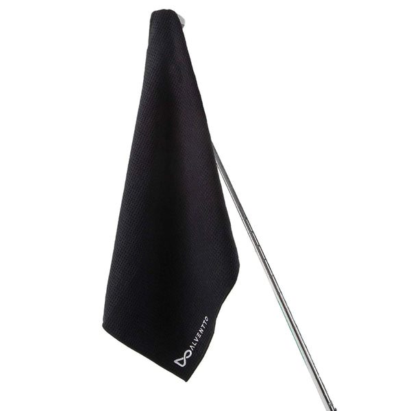 Black Magnetic Golf Towel - ALVENTTO