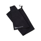 Black Magnetic Golf Towel