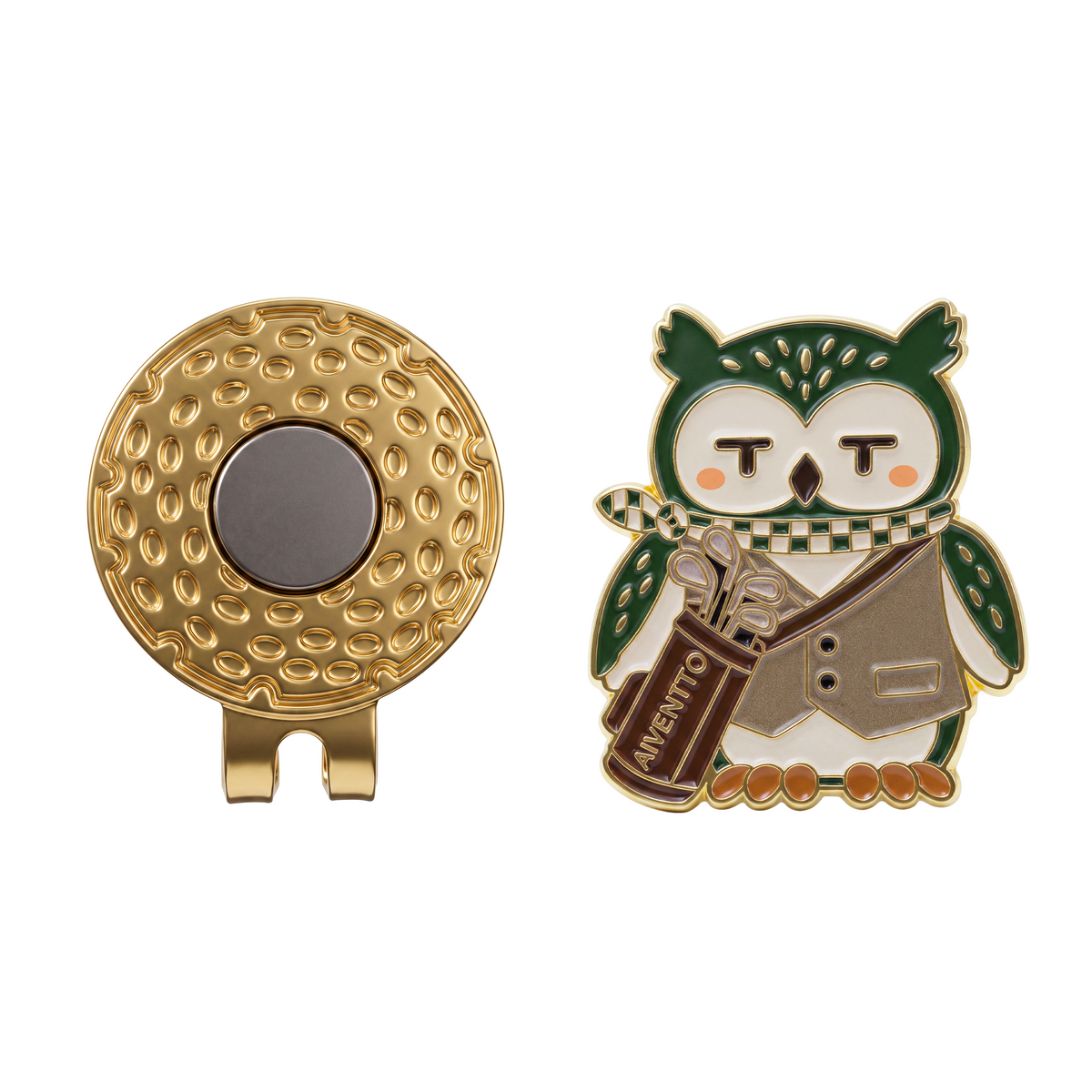 ALVENTTO Owl Golf Ball Marker with Magnetic Hat Clip ALVENTTO