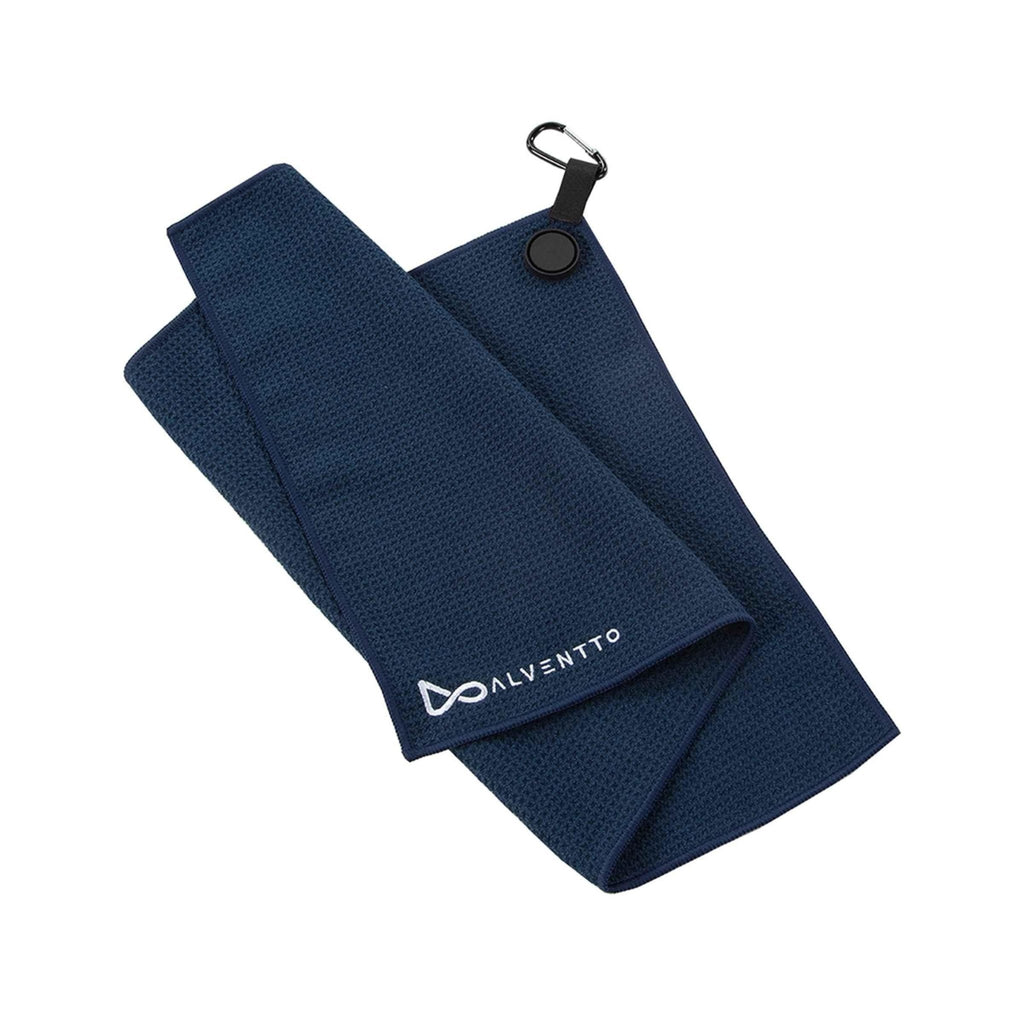 Navy Blue Magnetic Golf Towel - ALVENTTO