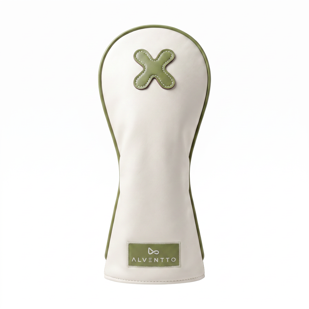 Alventto Sage Green Golf Club Headcover (White & Sage Green) UT/Hybrid ALVENTTO